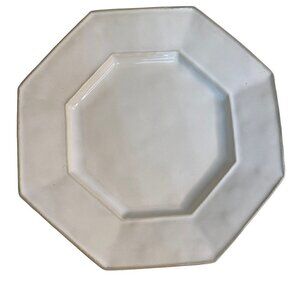 NEW Juliska Whitewash Octagonal Dessert Plate 8.75" Portugal Stoneware